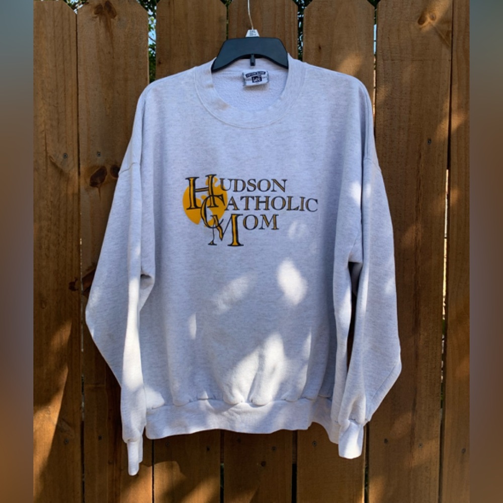 Vintage 90s Hudson Catholic Mom sweatshirt size 2X. - Picture 1 of 9